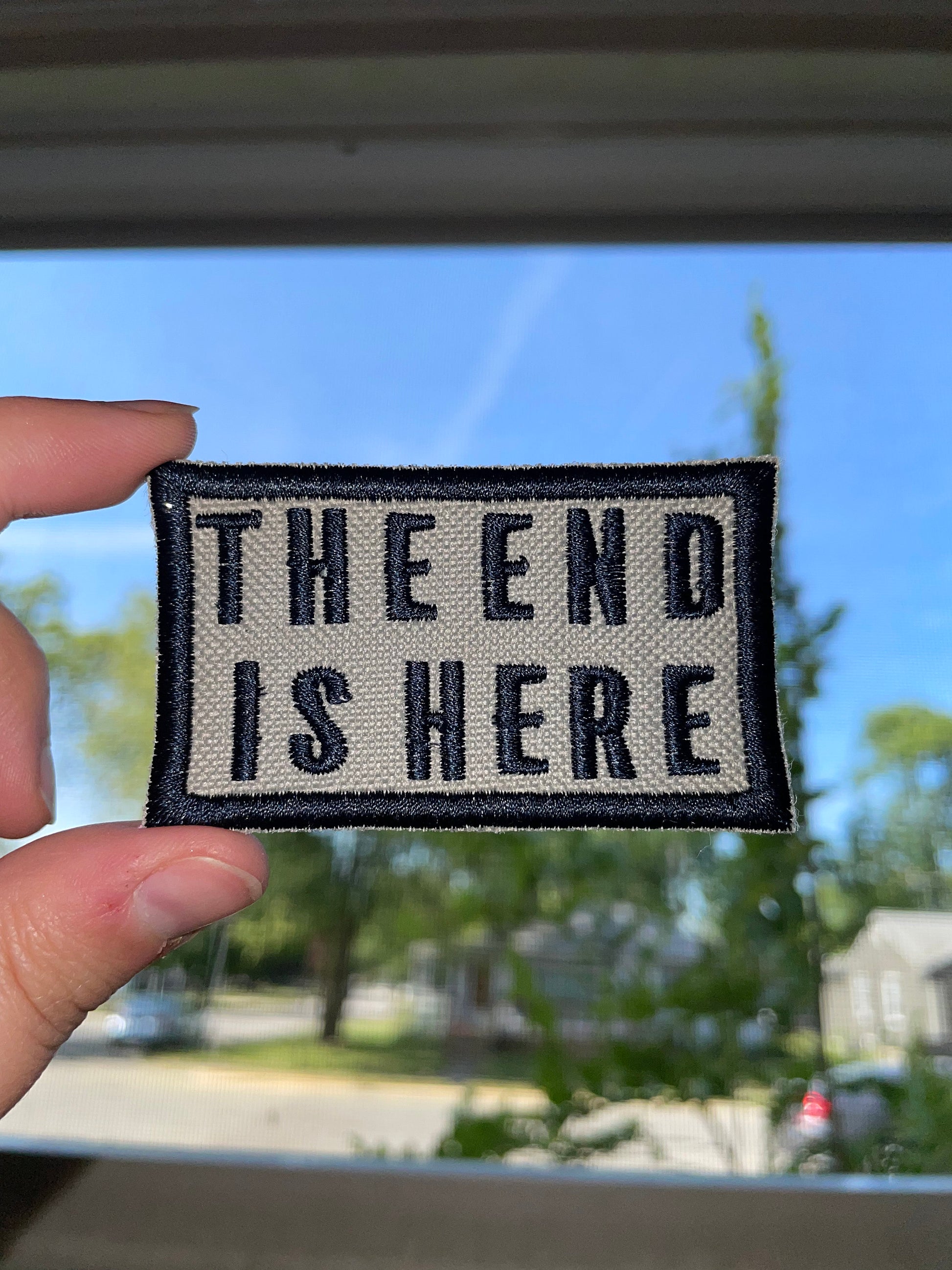 Phoebe Bridgers The End Is Here Iron-On Patch