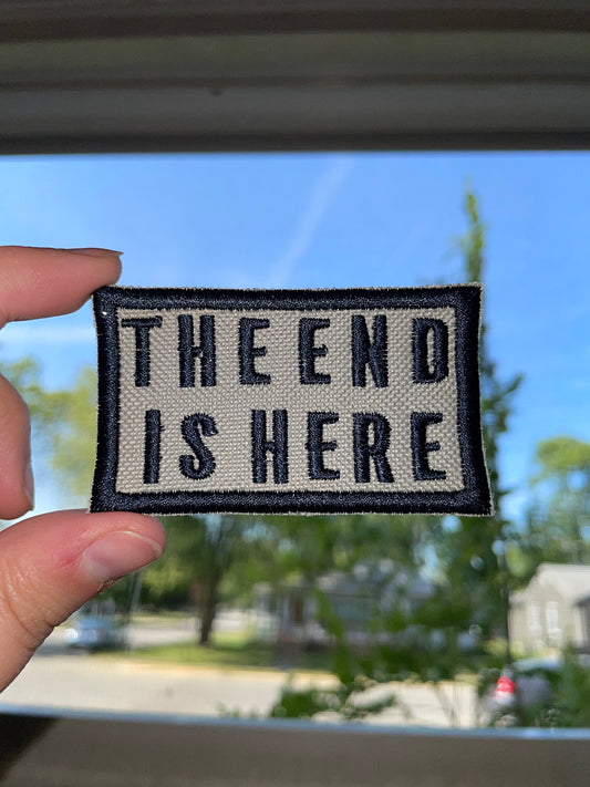 Phoebe Bridgers The End Is Here Iron-On Patch