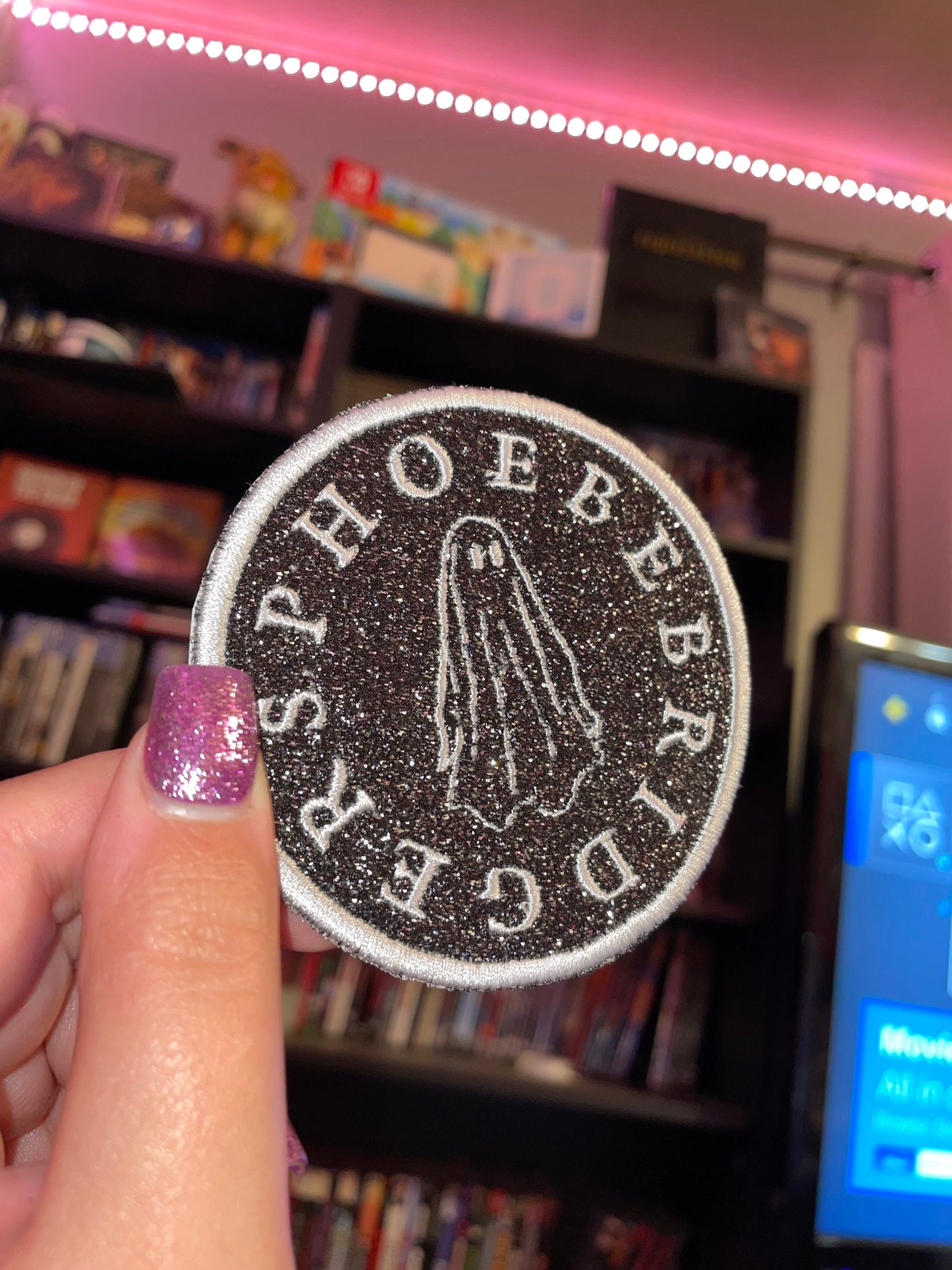 Phoebe Bridgers Ghost Iron-On Patch