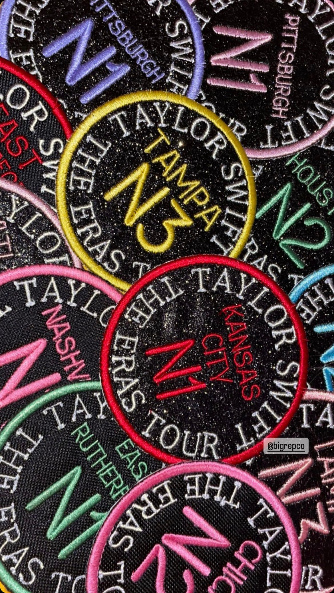 Taylor Swift The Eras Tour Custom Iron On Patch