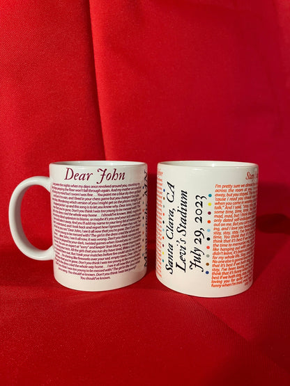 Taylor Swift Eras Tour CUSTOM Surprise Song Mug