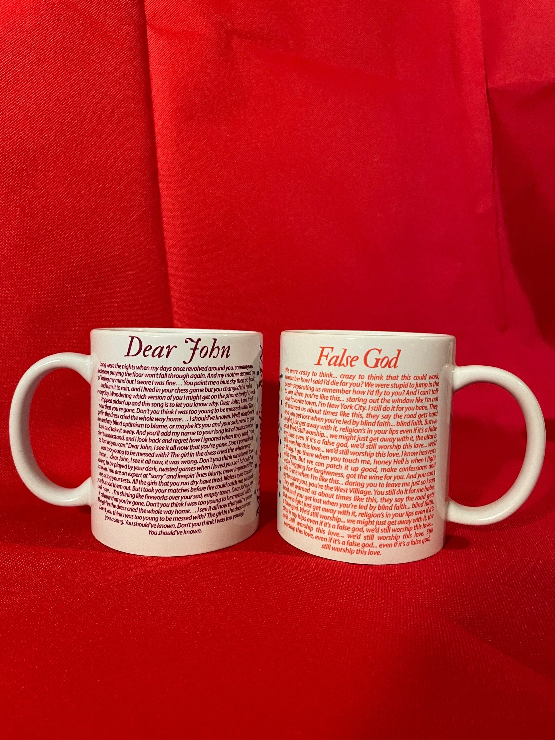 Taylor Swift Eras Tour CUSTOM Surprise Song Mug