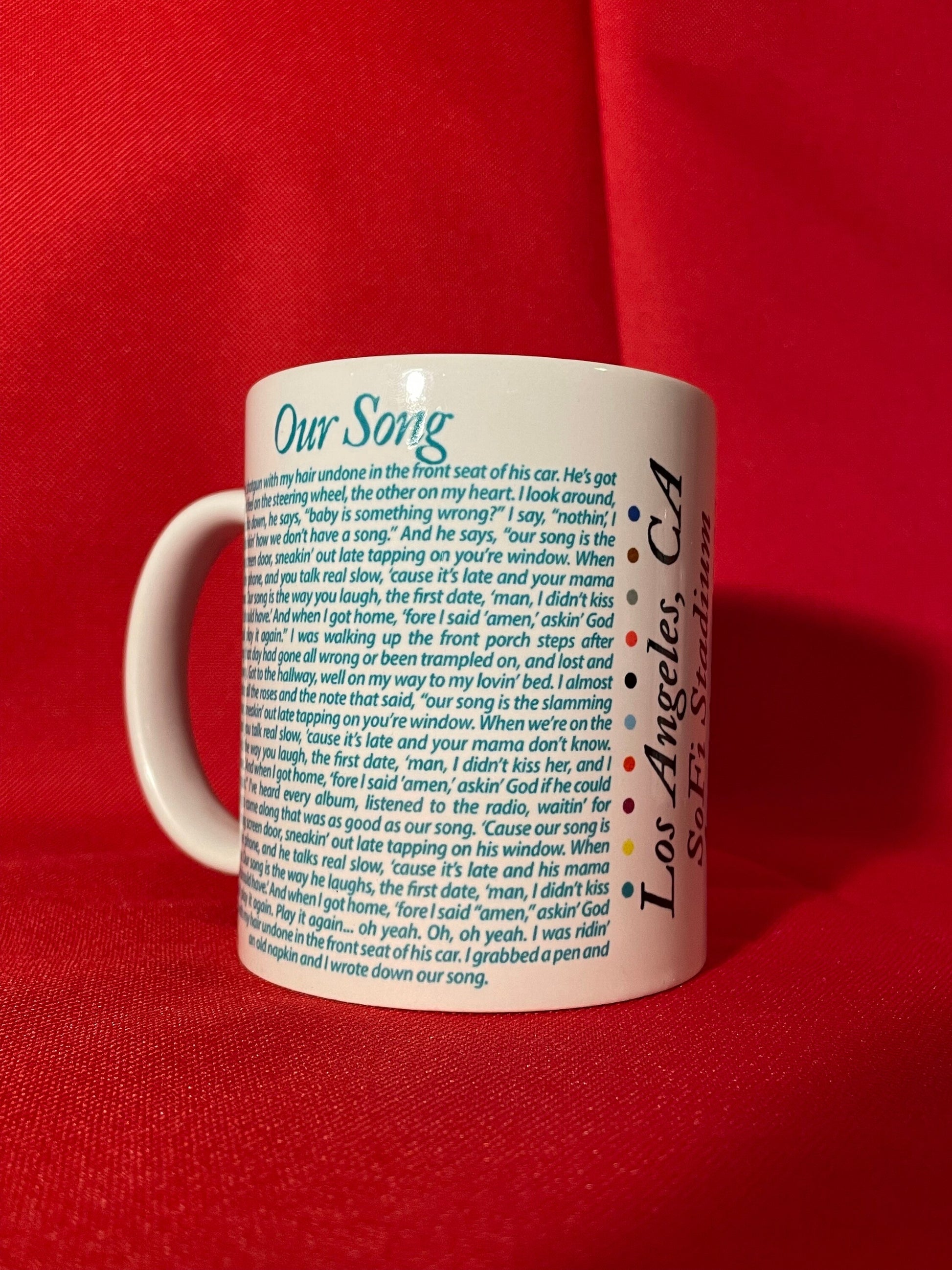 Taylor Swift Eras Tour CUSTOM Surprise Song Mug