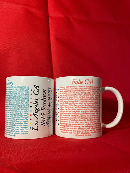 Taylor Swift Eras Tour CUSTOM Surprise Song Mug